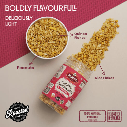 Jagdish Roasted Quinoa Crisps |Classic Masala
